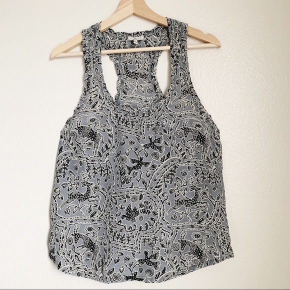 Joie 100% Silk Sequin Embellished Tank Top Size XS - Picture 2 of 8